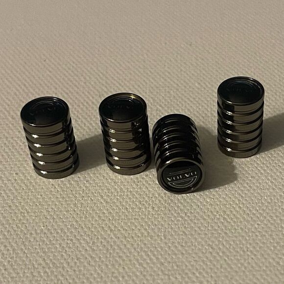 Volvo valve Stem caps in Bronze set of 4 NWT - Picture 3 of 4